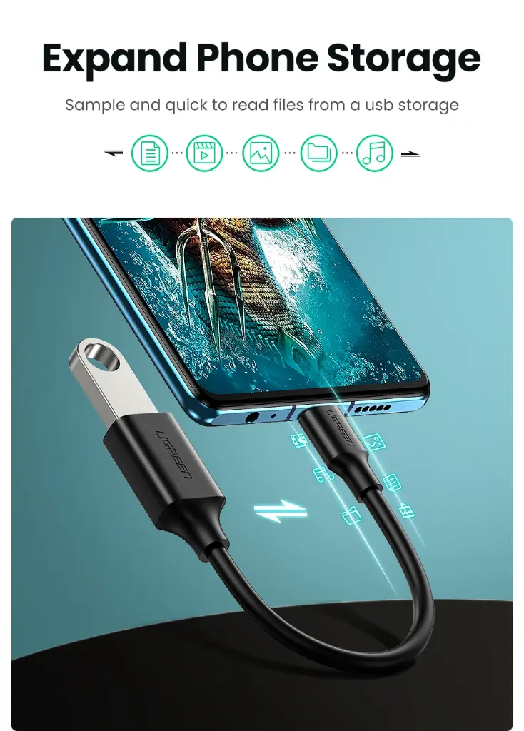UGREEN Adaptador OTG Tipo-C a USB