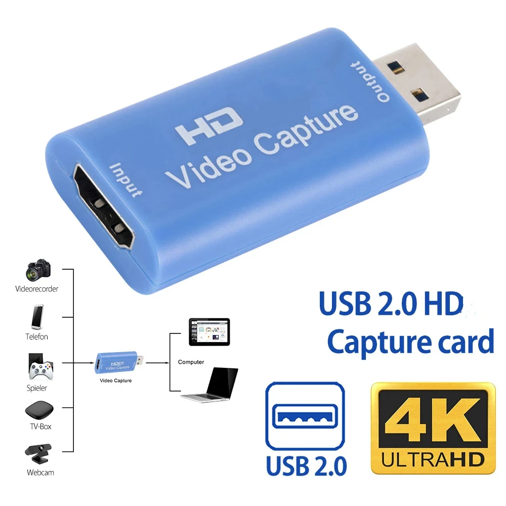 Capturadora USB 2.0 HDMI