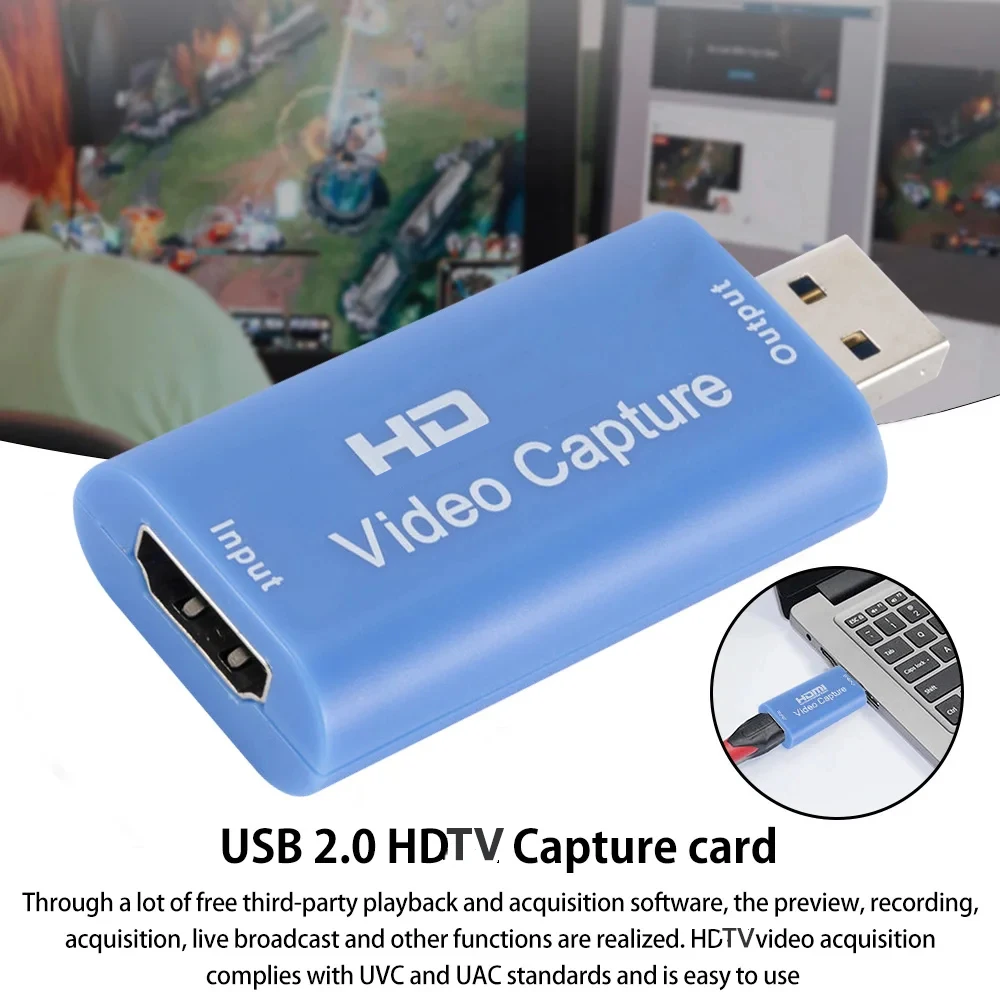 Capturadora USB 2.0 HDMI