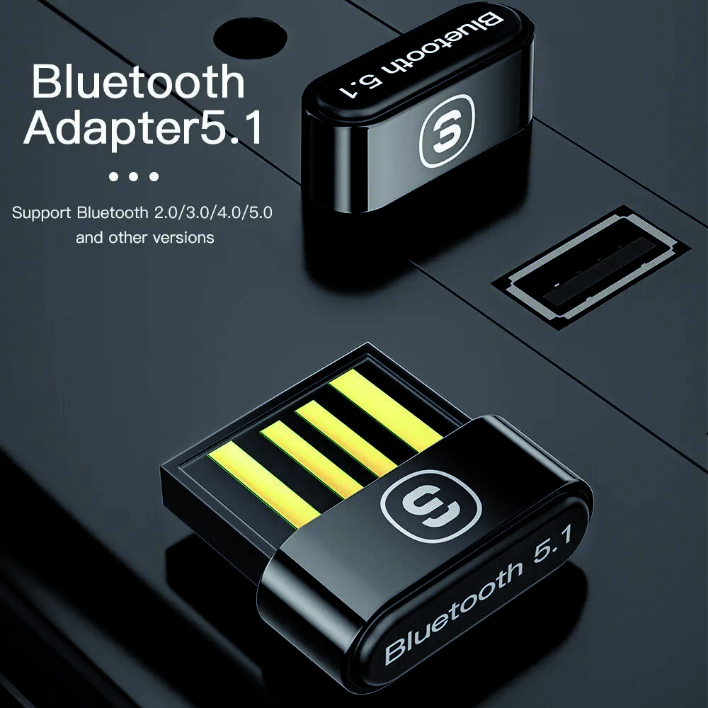 ESSAGER Adaptador USB Bluetooth 5.1 BT5.0 para PC