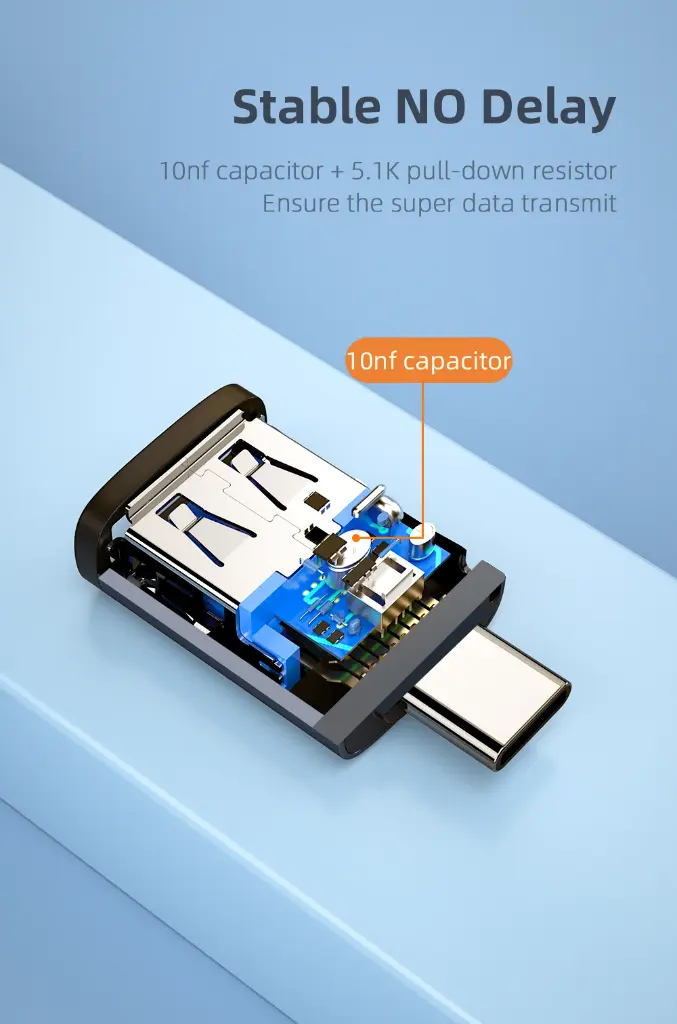 ESSAGER Adaptador OTG Tipo-C a USB y USB a Tipo-C 3.0