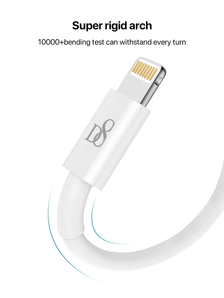 D8 Cable USB Lightning para iPhone 2.4A MFI