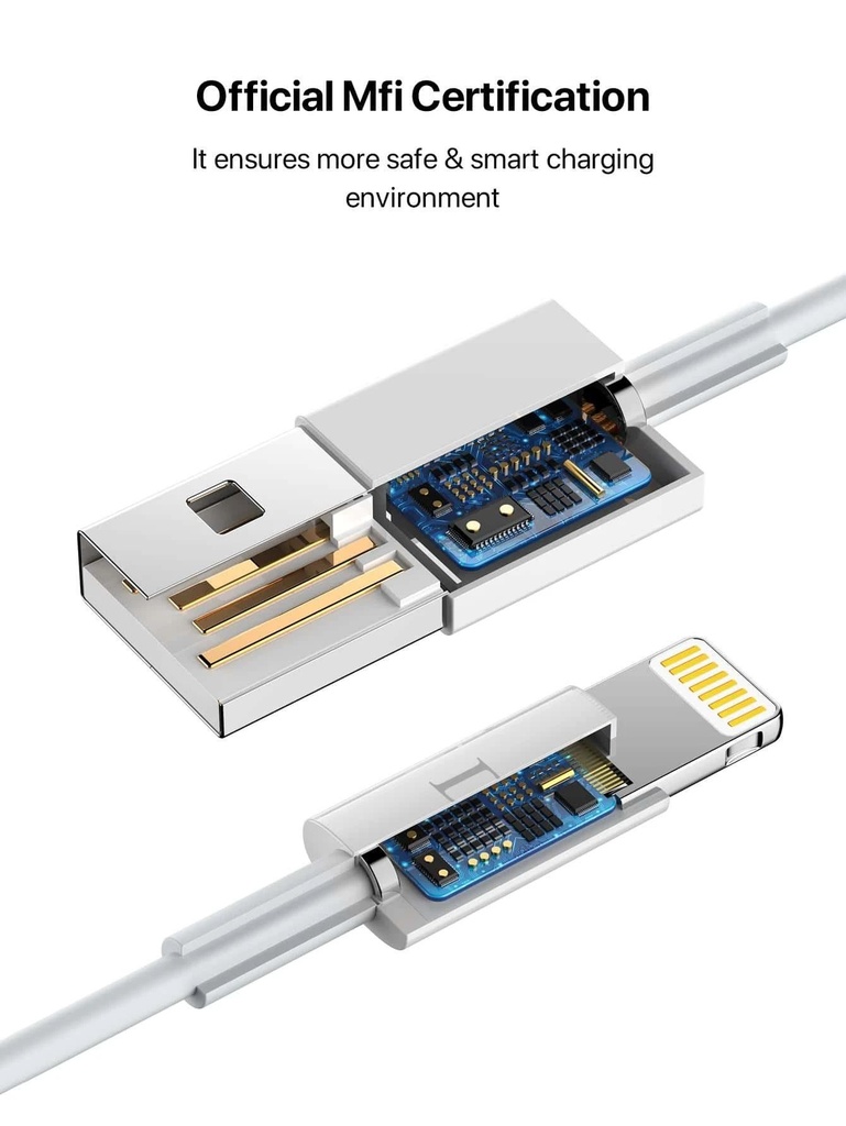 D8 Cable USB Lightning para iPhone 2.4A MFI