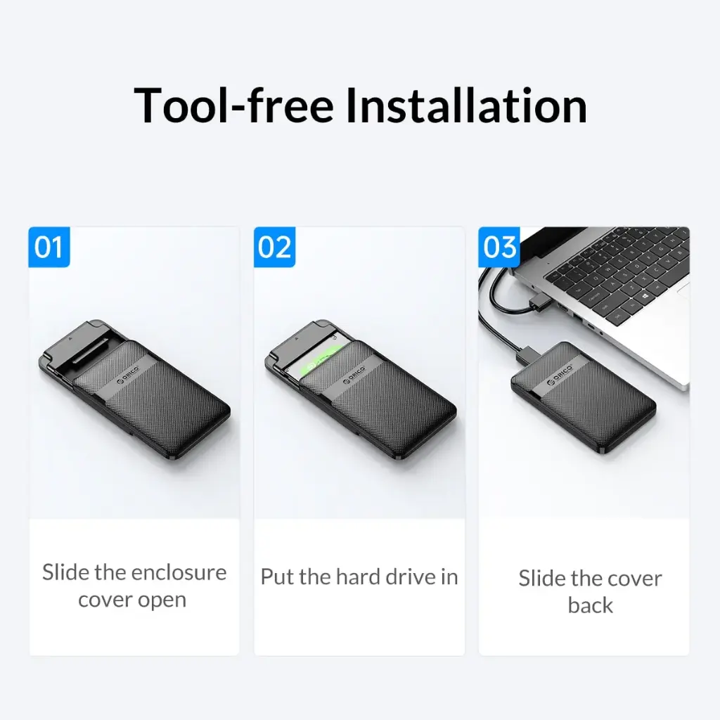 ORICO Case para Disco Duro 2.5" SATA a USB 3.0