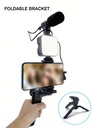 Tripode Portatil con Luz Suave y Microfono 3.5mm