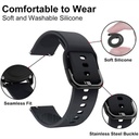 Brazalete Deportivo para Reloj Inteligente 20mm Negro