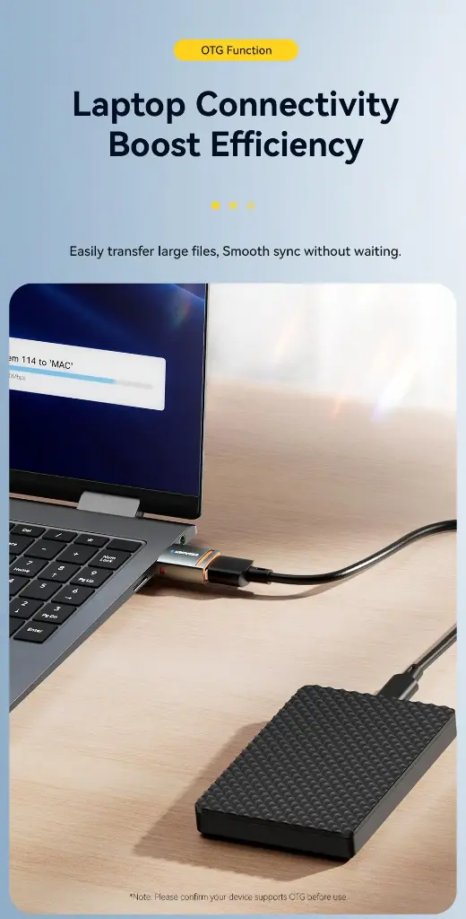 ESSAGER Adaptador OTG USB-Tipo-C