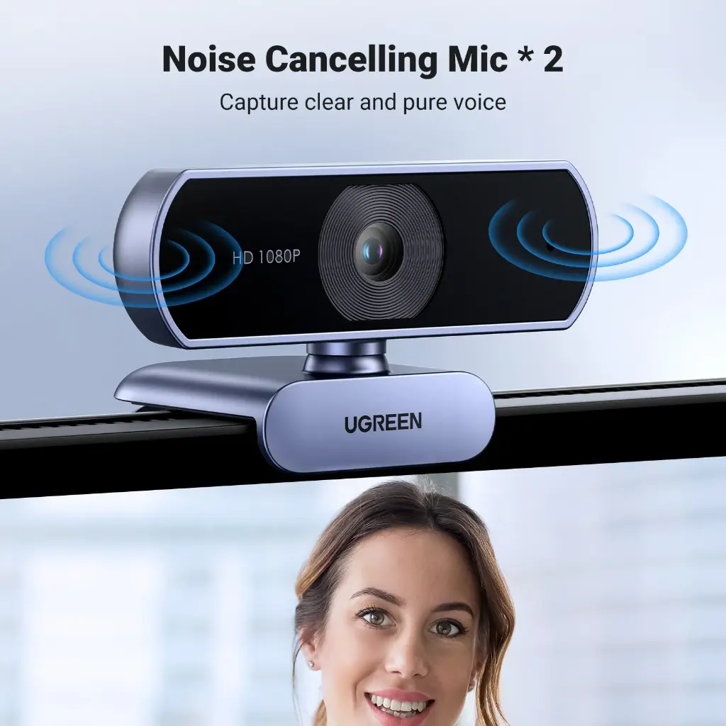 UGREEN Camara Web USB 1080P 30FPS C/Mic