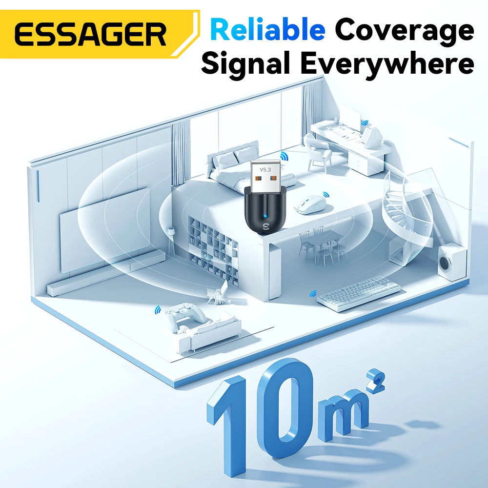ESSAGER Receptor USB BT 5.3