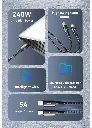 ESSAGER Cable Tipo-C a Tipo-C 240W 1M