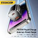 ESSAGER Cargador GaN 33W Carga Rapida PD Doble Puerto Tipo-C/USB-A