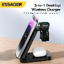 ESSAGER Soporte 3en1 15w Applewatch/Iphone/Airpods