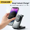 ESSAGER Soporte 3en1 15w Applewatch/Iphone/Airpods