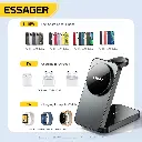 ESSAGER Soporte 3en1 15w Applewatch/Iphone/Airpods