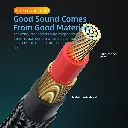 ESSAGER Cable AUX 1.5M 45° 3.5mm