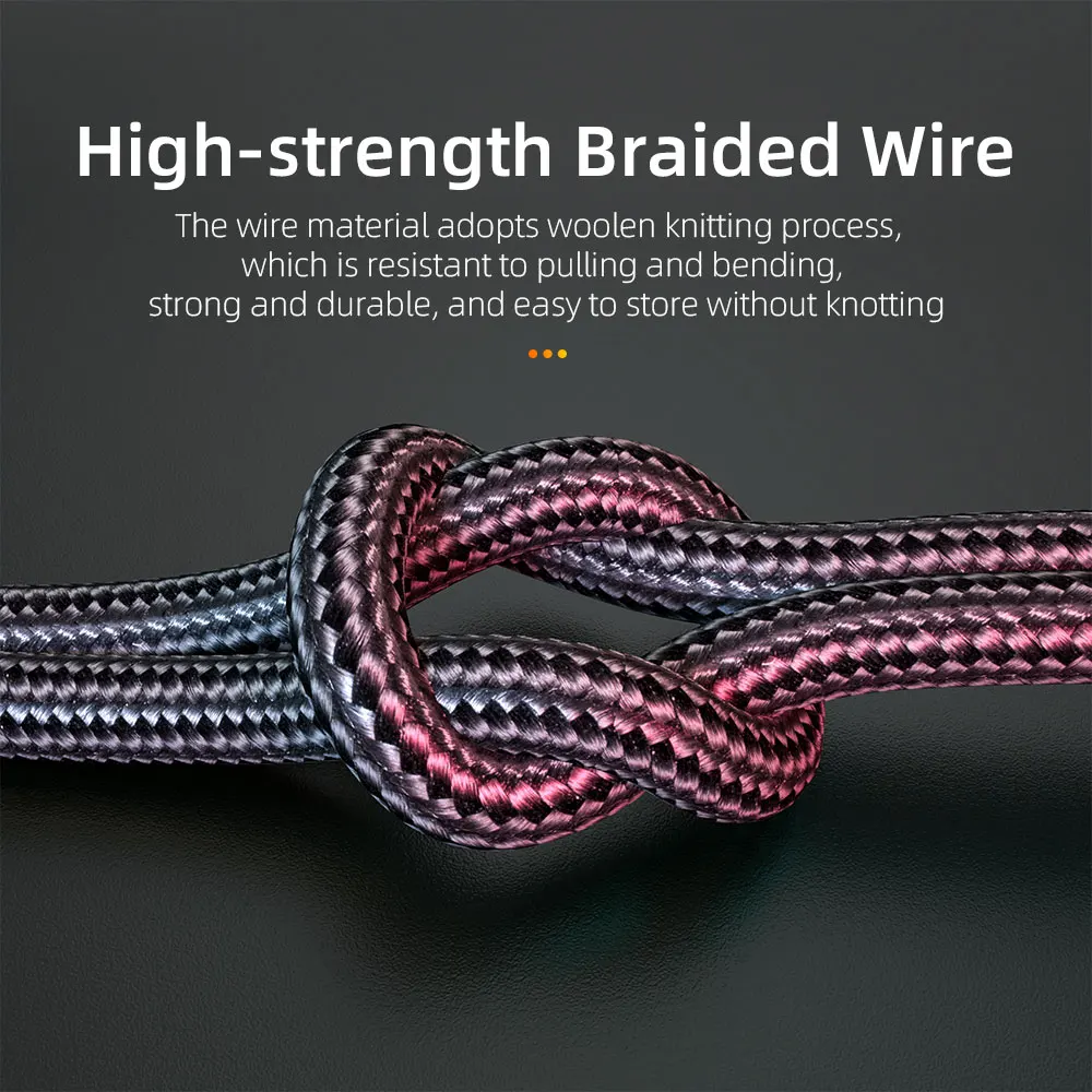 ESSAGER Cable AUX 1.5M 45° 3.5mm