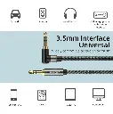 ESSAGER Cable AUX 1.5M 45° 3.5mm