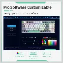 MACHENIKE Teclado Mecanico USB K500 94 Teclas Switch Rojo RGB Gaming