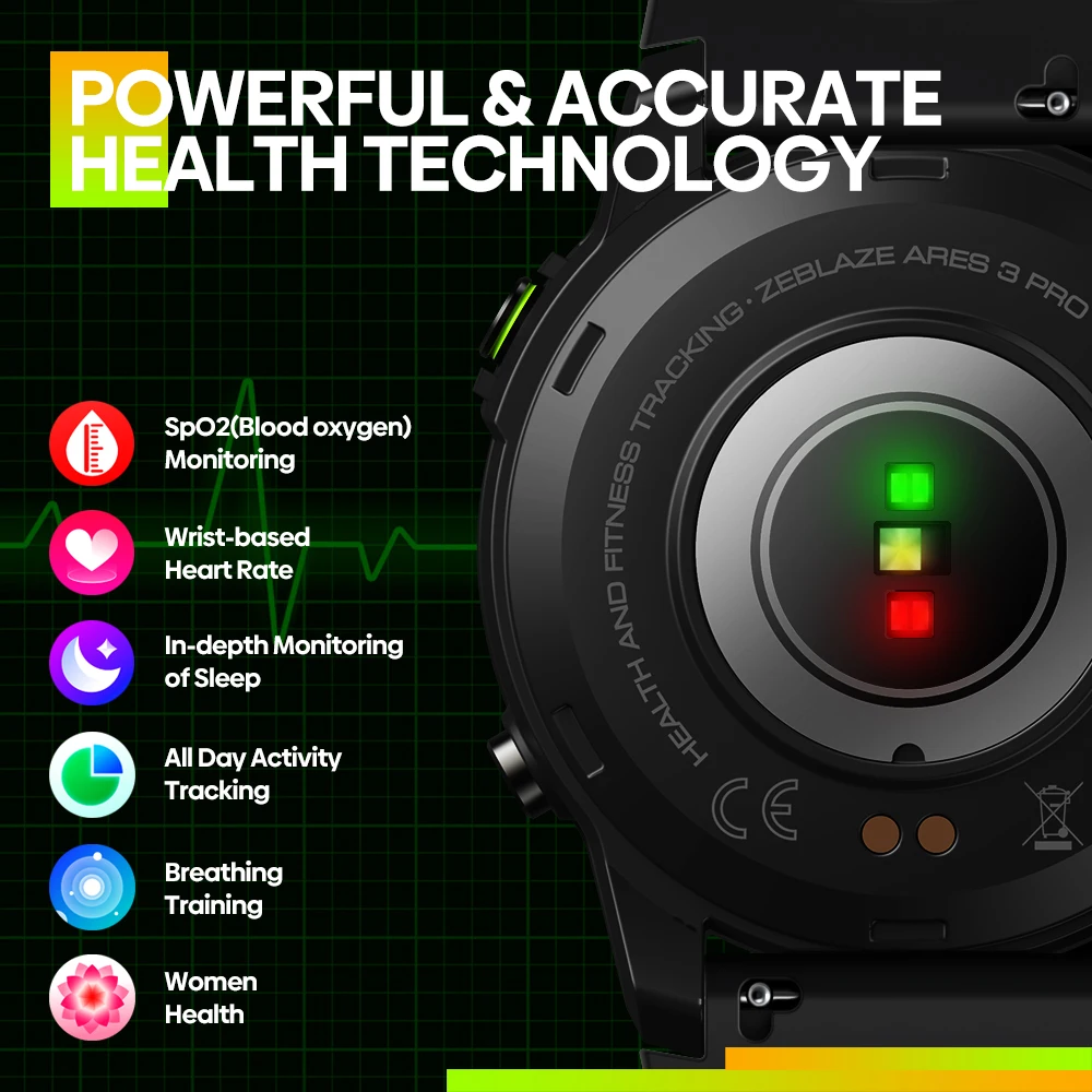 ZEBLAZE Smartwatch Ares 3 PRO