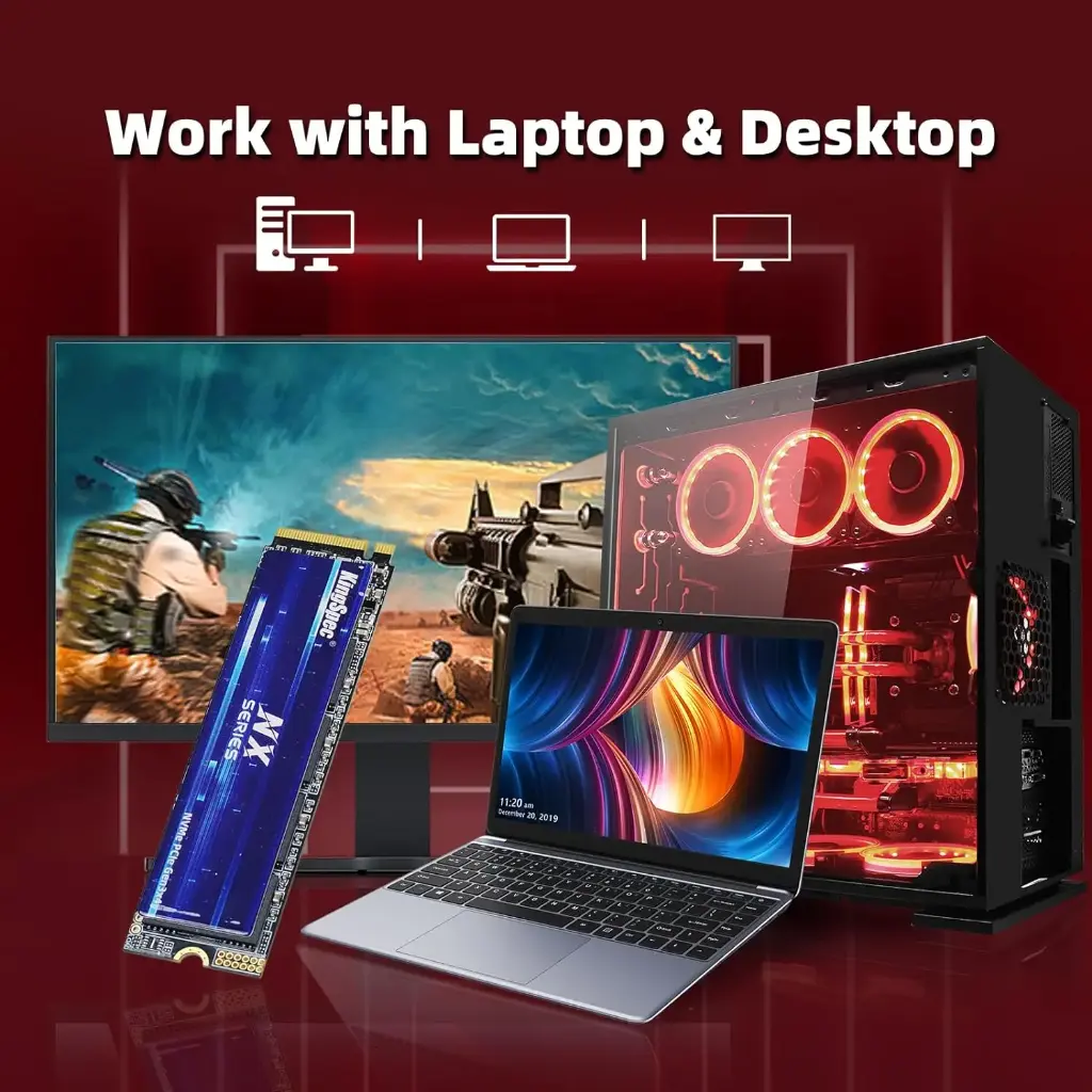 KINGSPEC M.2 NVMe 1TB Disco de Estado Solido NX