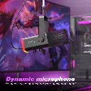 FIFINE Microfono AM8 USB/XLR LED Gaming