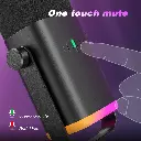 FIFINE Microfono AM8 USB/XLR LED Gaming