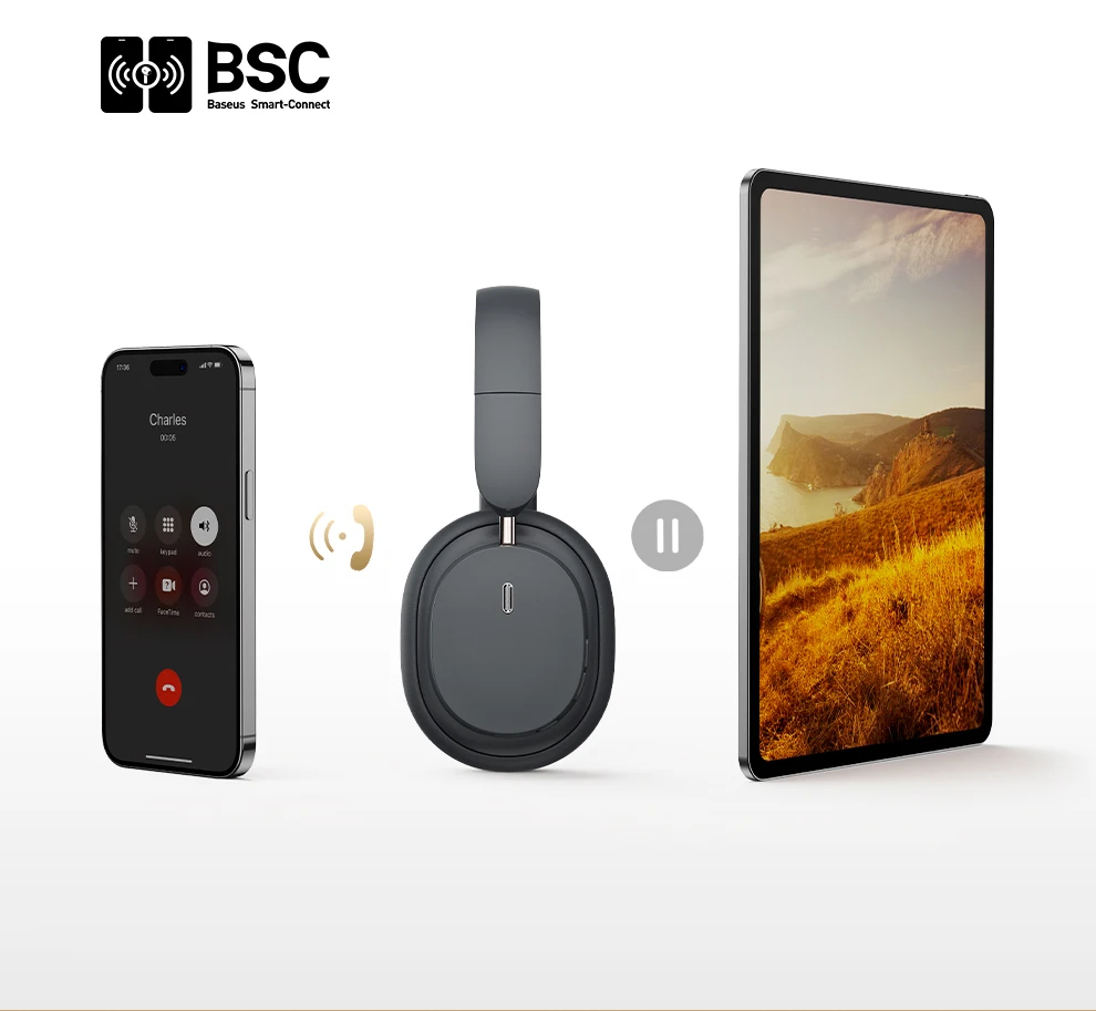 BASEUS Cascos BT 5.3 D05 Bowie Sonido 3D