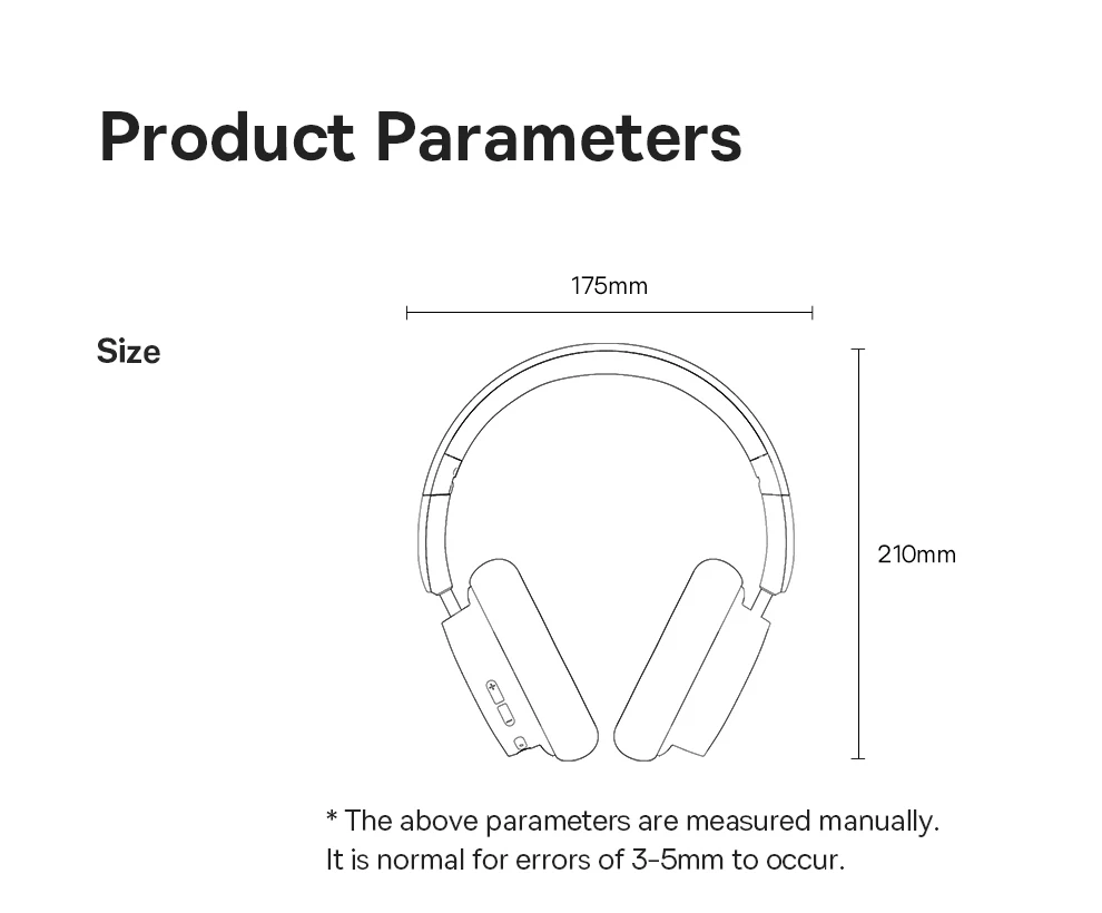 BASEUS Cascos BT 5.3 D05 Bowie Sonido 3D
