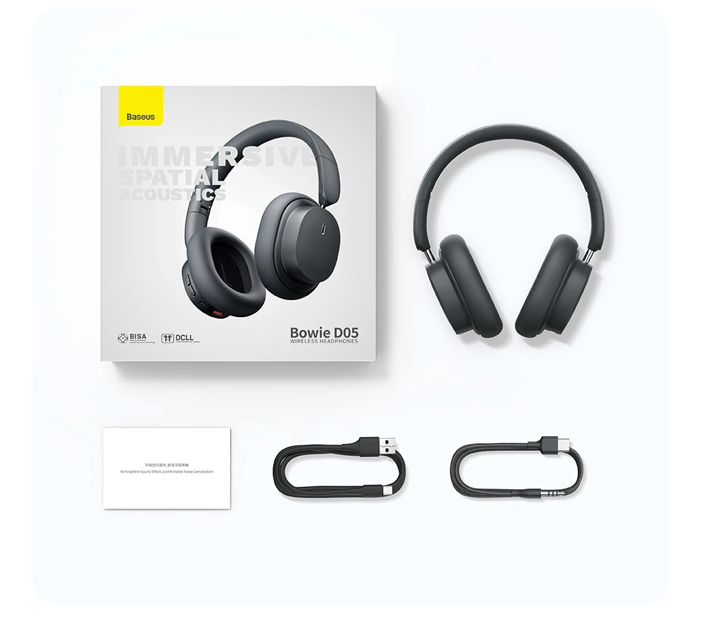 BASEUS Cascos BT 5.3 D05 Bowie Sonido 3D
