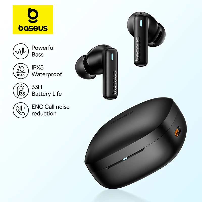 BASEUS Manos Libres Inalambricas E19 Bowie BT5.3 