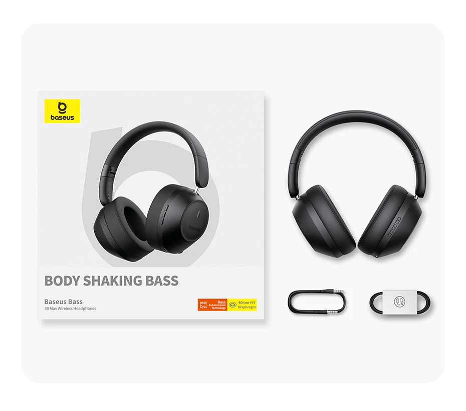 BASEUS Cascos Bass 30 MAX BT5.3