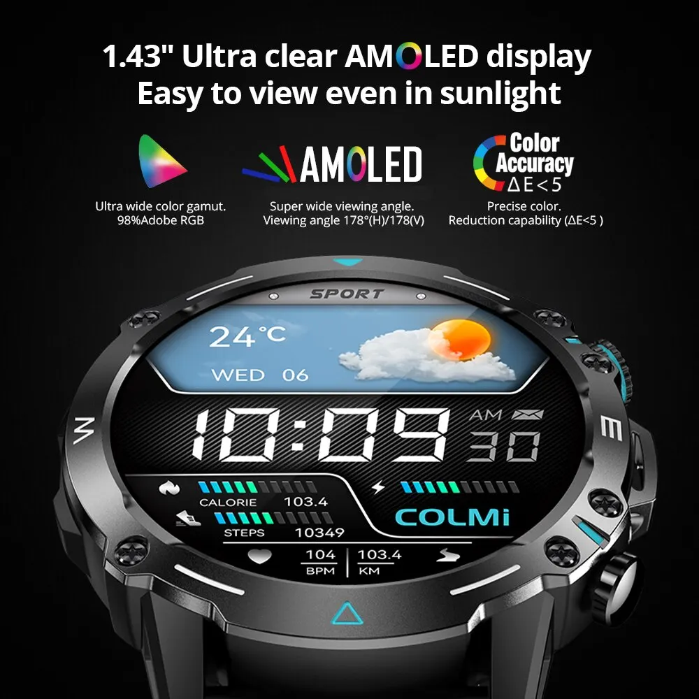 COLMI-reloj inteligente M42 para hombre y mujer