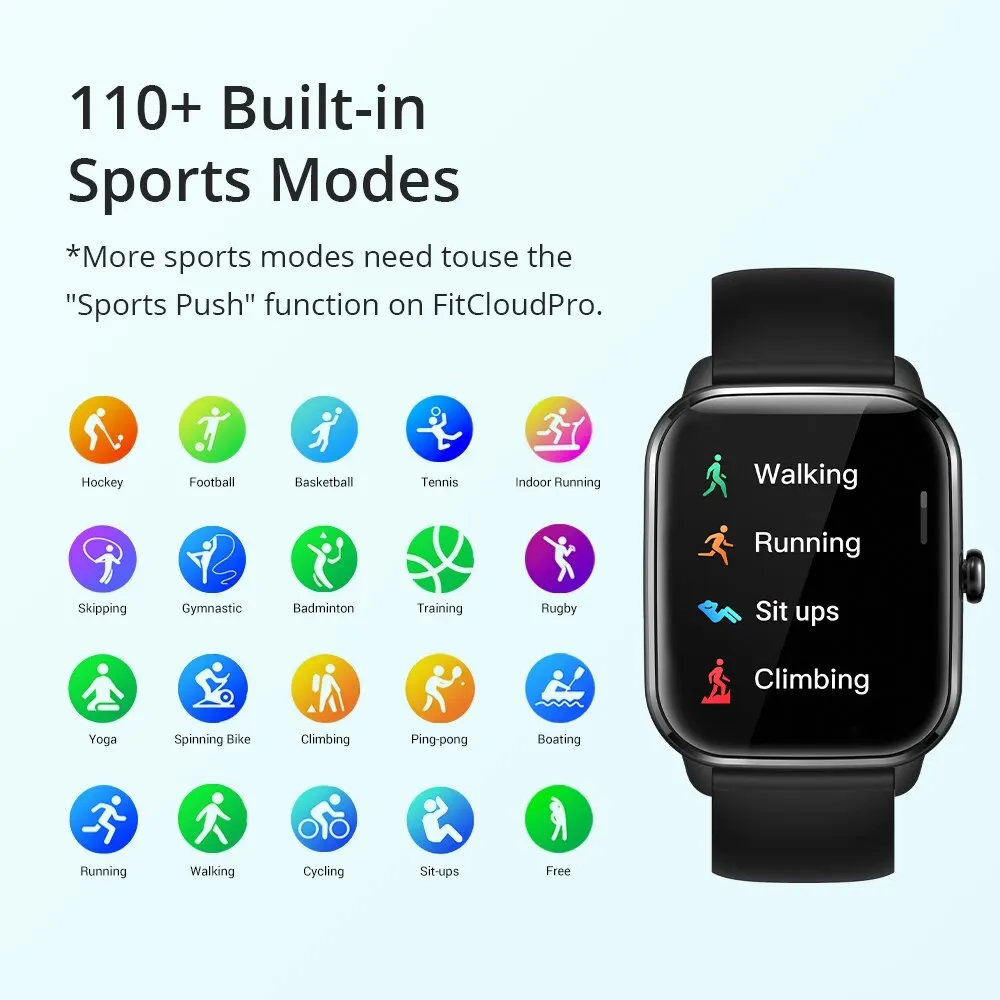 COLMI-reloj inteligente C61 para hombre y mujer, pulsera con pantalla completa de 1,9