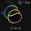 Alfombrilla MousePad Negro LED 31,5x11,8 pulgadas