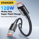 ESSAGER Cable Tipo-C a Tipo-C 120W 1M 6A