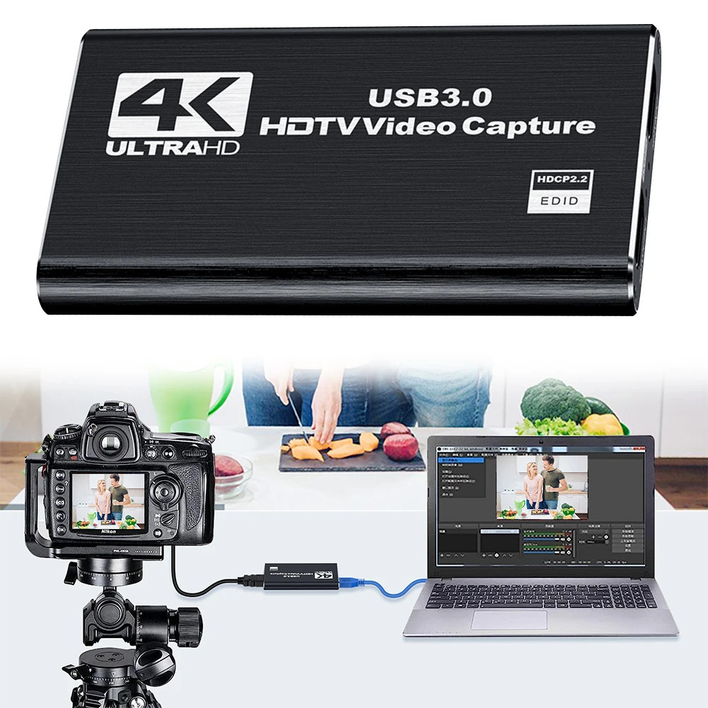 Tarjeta de Captura de Vídeo 3.0 HDMI/USB 1080P/4K