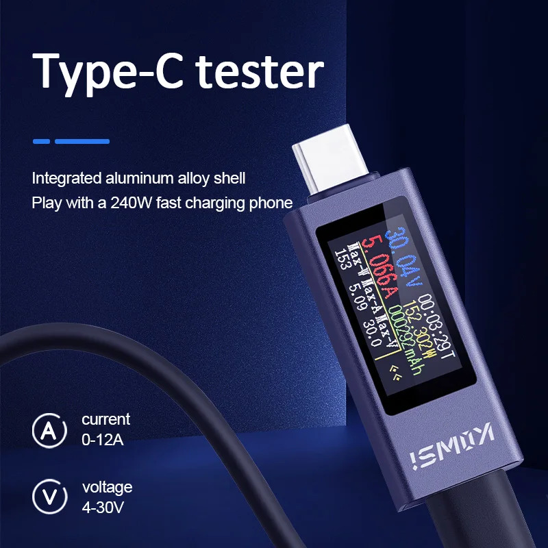 Tester Digital Tipo-C Multifuncion