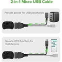 Cable OTG Tipo "Y" Micro USB FireTV Fire Stick,
