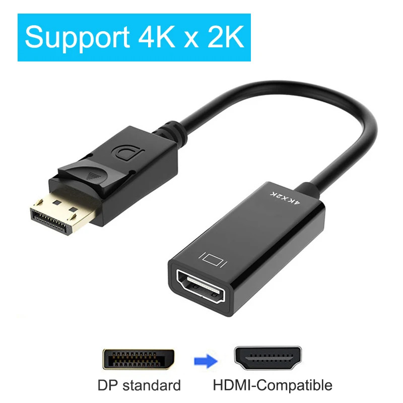 Convertidor DP a HDMI 4K/1080P CONGDI