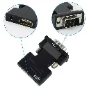 Adaptador VGA a HDMI con Audio Corto