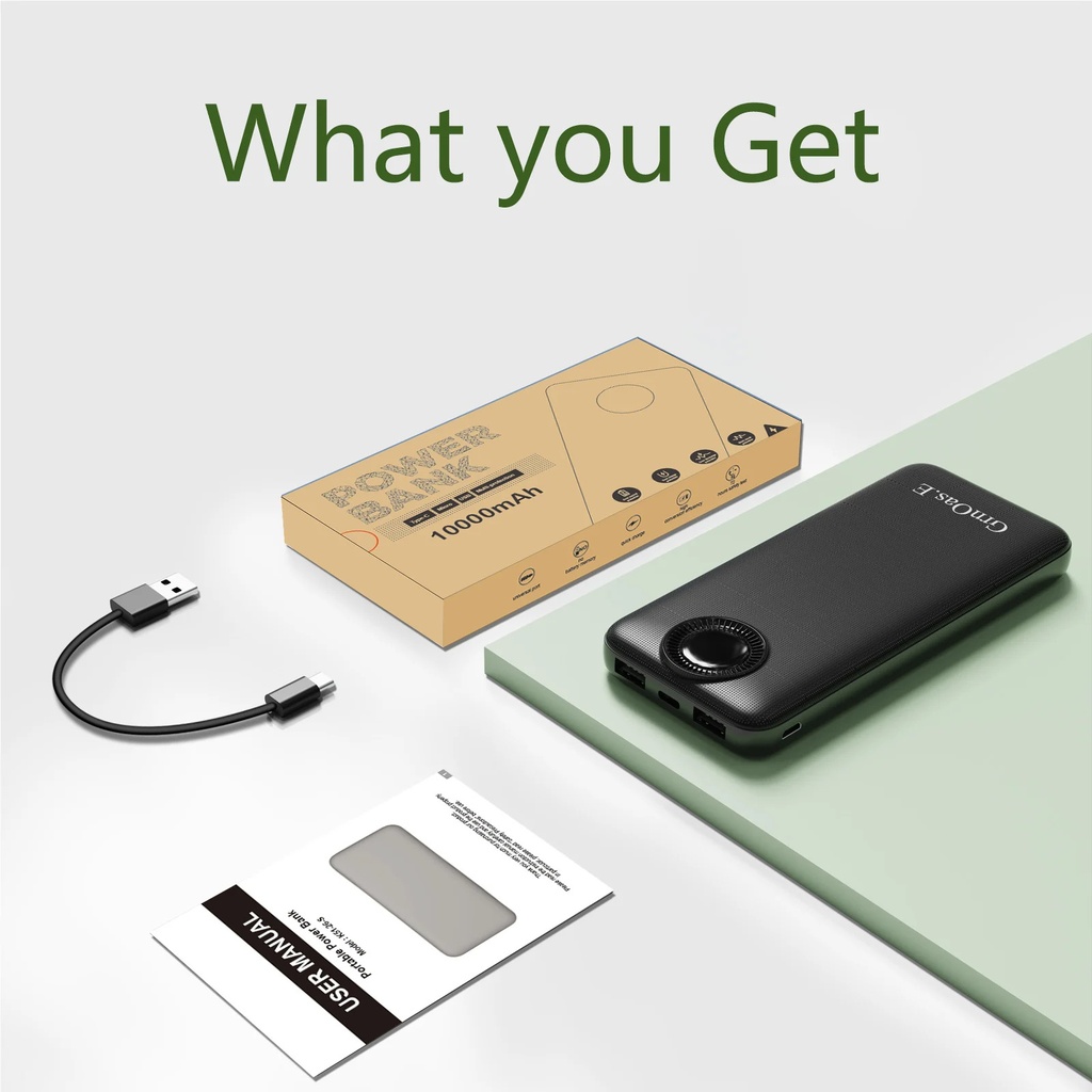 rnOas.E PowerBank 10000 mAh, carga rápida de 22.5W