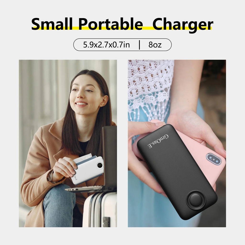 rnOas.E PowerBank 10000 mAh, carga rápida de 22.5W