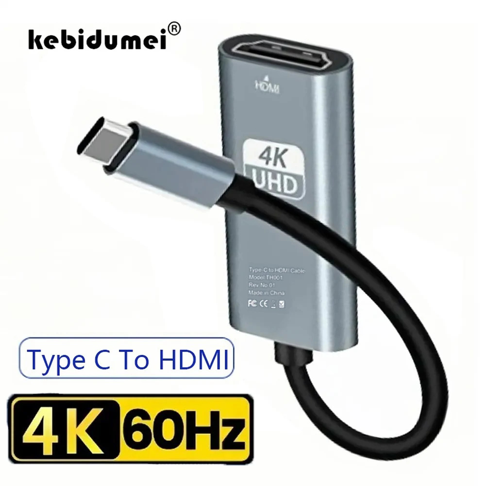 Adaptador Tipo-C a  HDMI 4K 60Hz HDTV