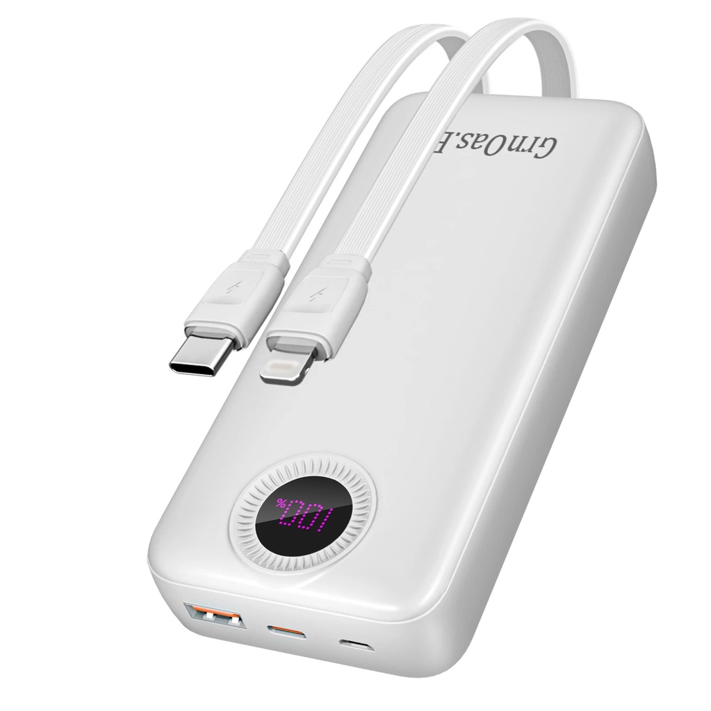 rnOas.E PowerBank 20000 mAh, carga rápida de 22.5W