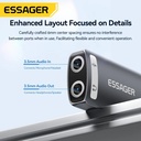 ESSAGER Tarjeta Sonido USB Puertos MIC/AUX