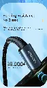 ESSAGER Cable Tipo-C a Tipo-C 60W 1M PD QC 4.0 3.0