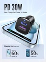 UGREEN Cargador Auto 30W 12/24V Black