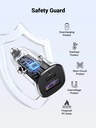 UGREEN Cargador Auto 30W 12/24V Black