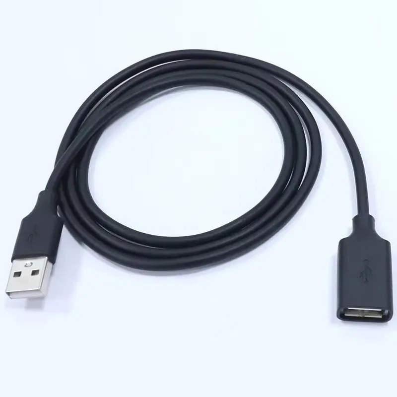 Extension USB USB Macho a USB Hembra 2MTS Negro