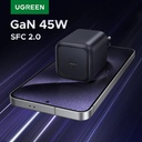 UGREEN Cargador 45W 1P PDA3.0 QC3.0 GaN